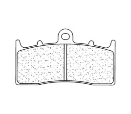 Plaquettes de frein CL BRAKES route métal fritté - 2960A3+ - 1035073