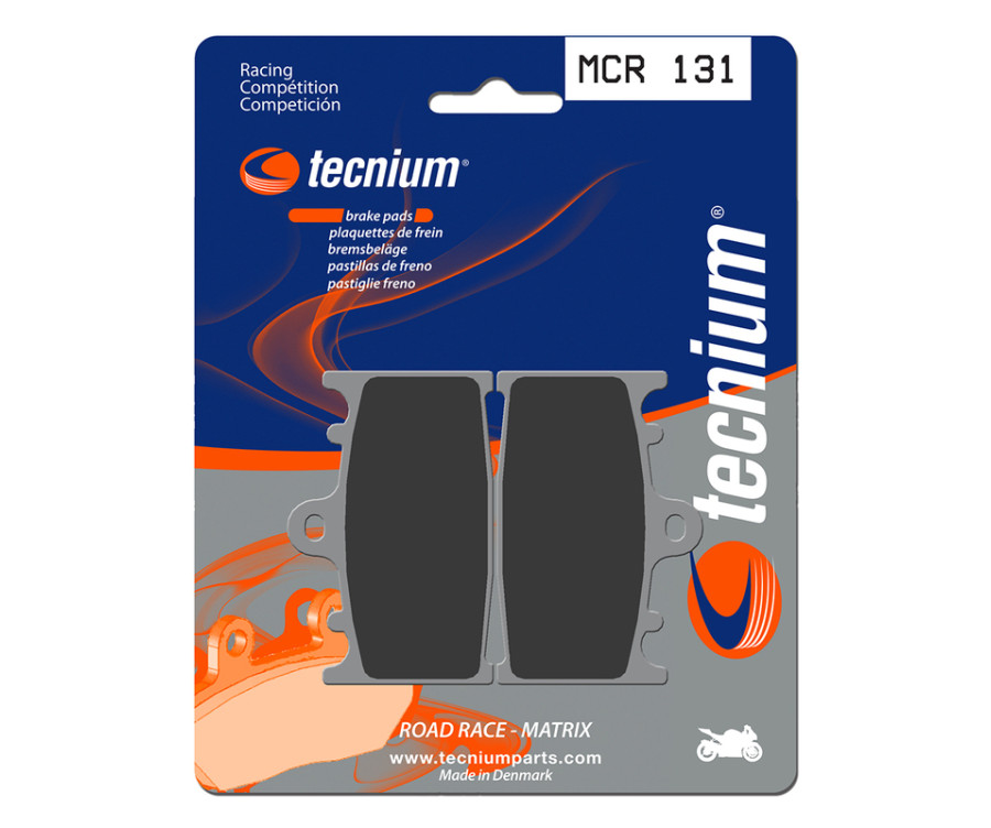 Plaquettes de frein TECNIUM Racing métal fritté carbone - MCR131