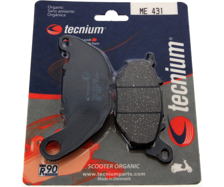 Plaquettes de frein TECNIUM scooter organique - ME431