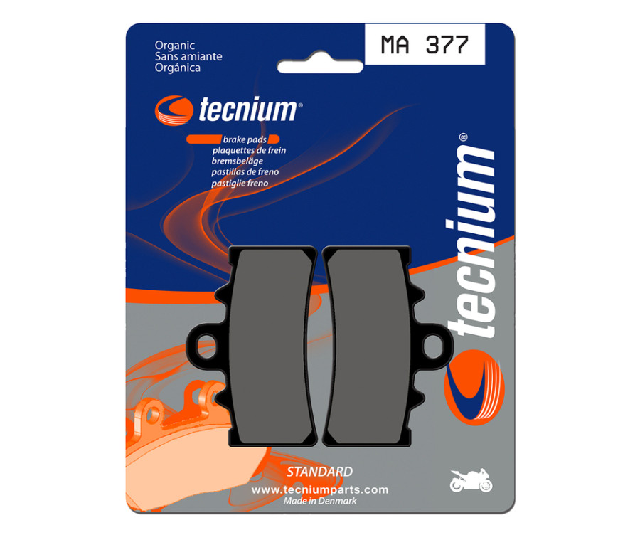 Plaquettes de frein TECNIUM route organique - MA377