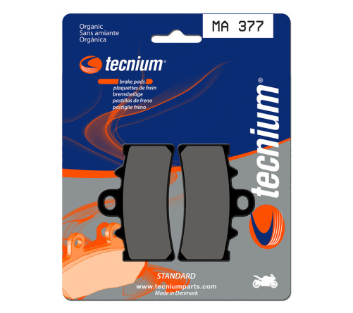 Plaquettes de frein TECNIUM route organique - MA377 - 1022496