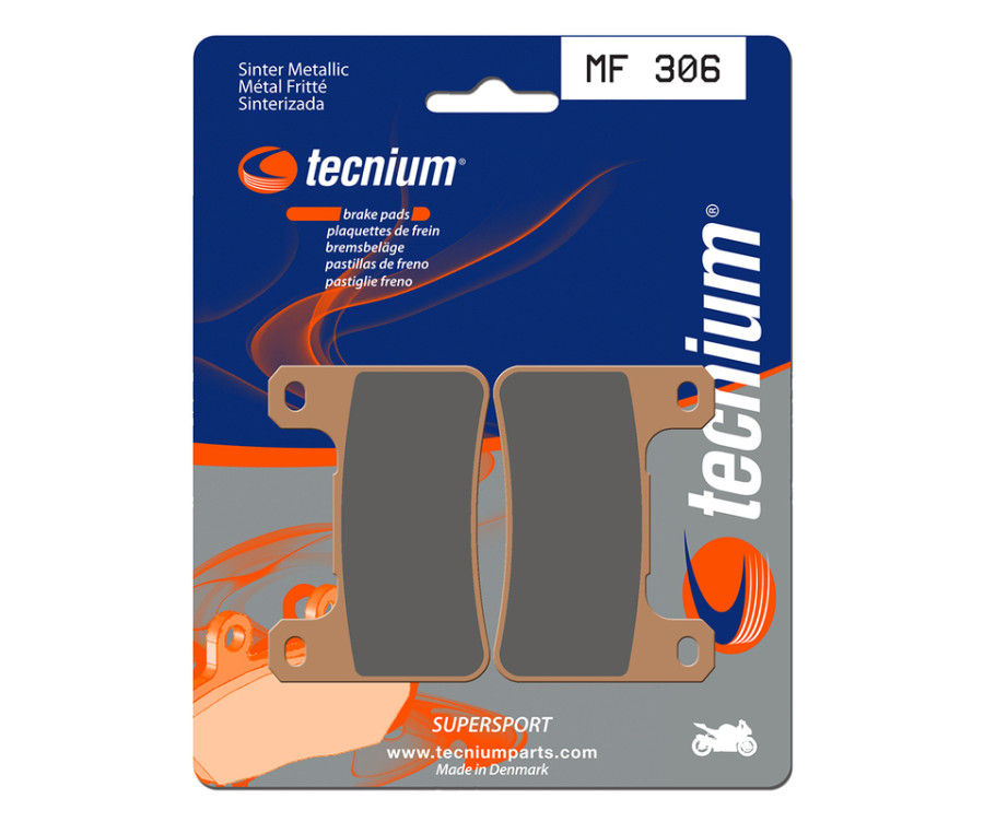 Plaquettes de frein TECNIUM Performance métal fritté - MF306