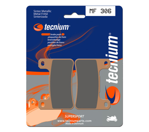 Plaquettes de frein TECNIUM Performance métal fritté - MF306 - 1022767