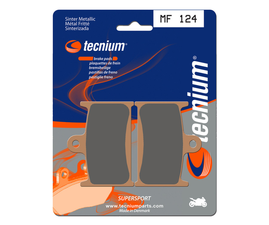 Plaquettes de frein TECNIUM Performance métal fritté - MF124