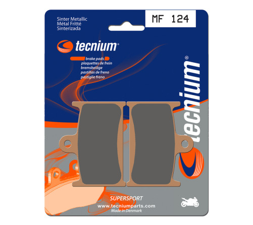 Plaquettes de frein TECNIUM Performance métal fritté - MF124 - 1022721