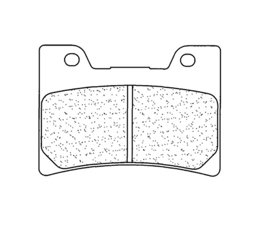 Plaquettes de frein CL BRAKES route métal fritté - 2311A3+ - 1034884