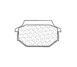 Plaquettes de frein CL BRAKES Maxi Scooter métal fritté - 3068MSC