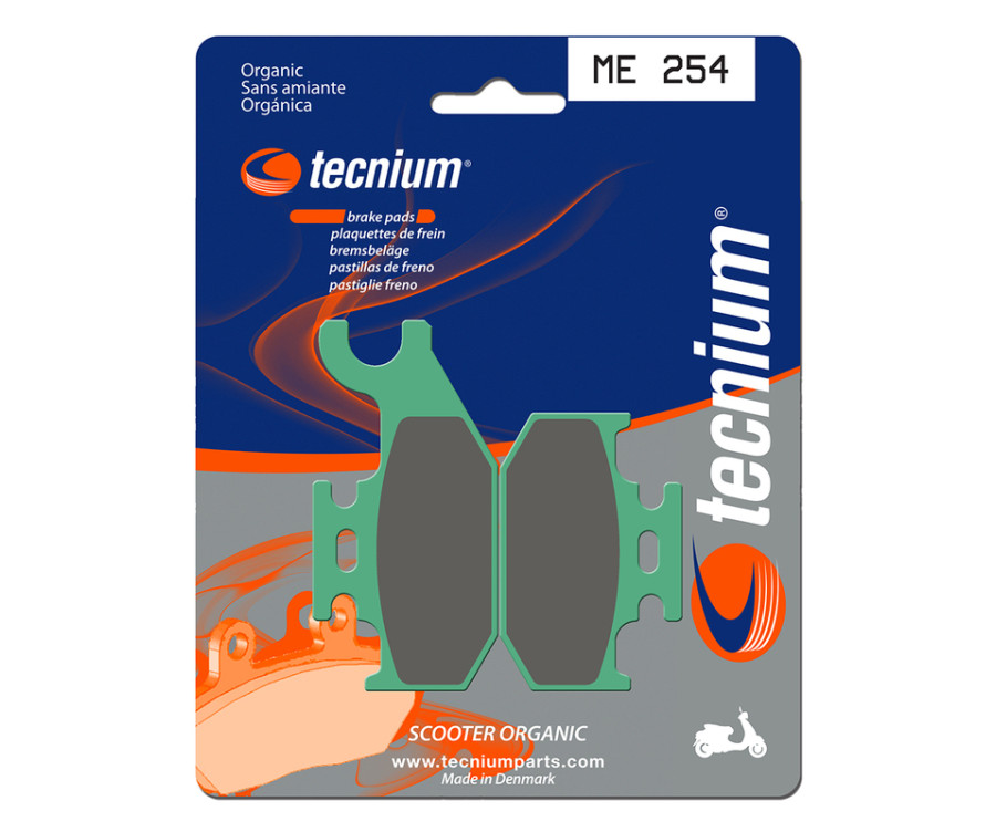 Plaquettes de frein TECNIUM Scooter organique - ME254