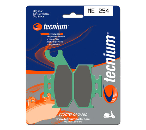 Plaquettes de frein TECNIUM Scooter organique - ME254 - 1022657