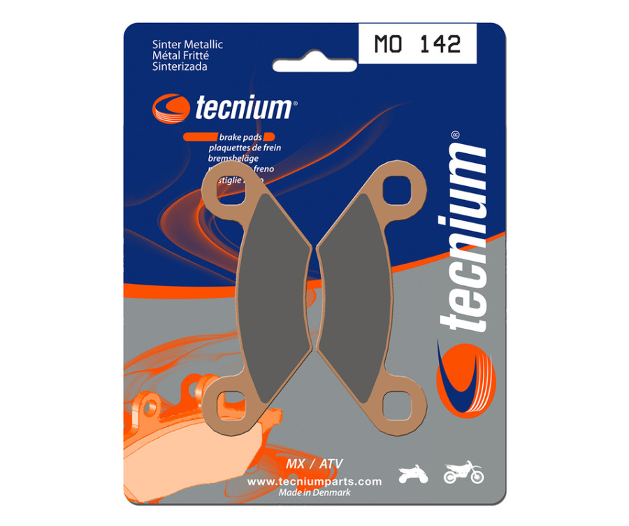 Plaquettes de frein TECNIUM MX/Quad métal fritté - MO142