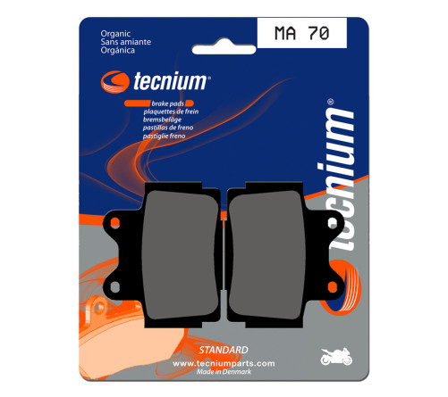 Plaquettes de frein TECNIUM route organique - MA70 - 1022539