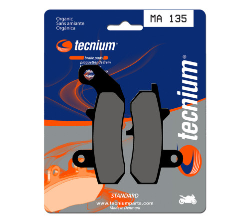 Plaquettes de frein TECNIUM route organique - MA135 - 1022357