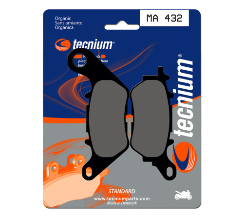 Plaquettes de frein TECNIUM route organique - MA432 - 1022515