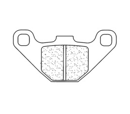 Plaquettes de frein CL BRAKES Off-Road métal fritté - 2469MX10