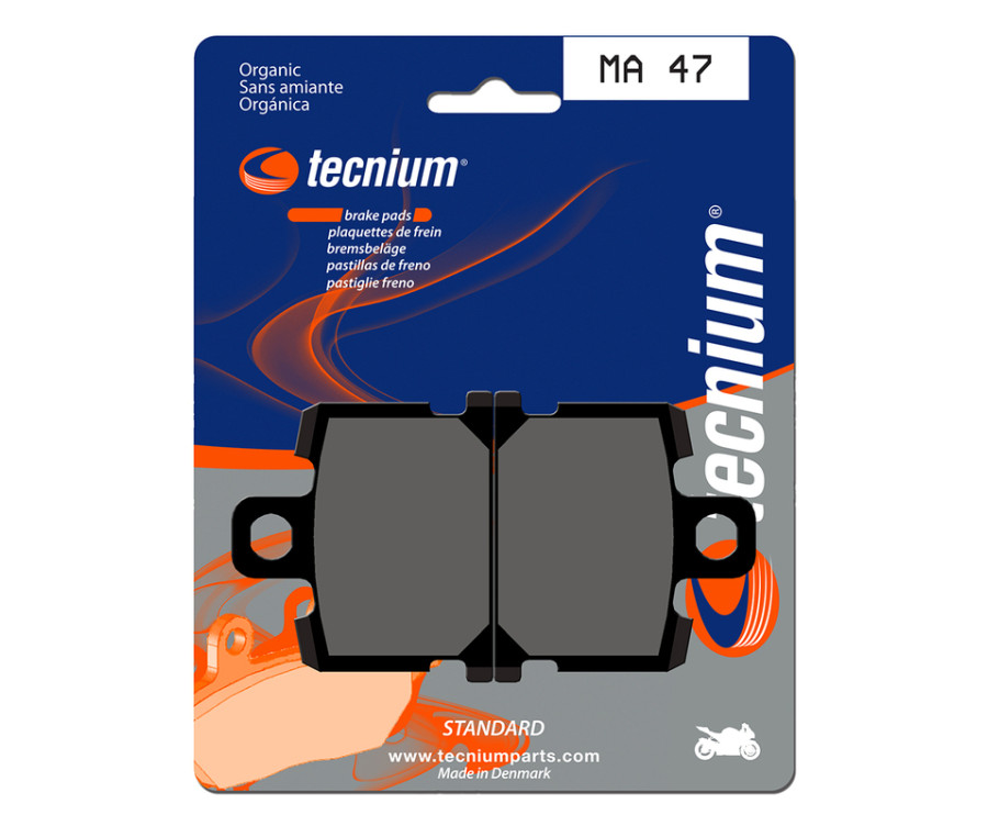 Plaquettes de frein TECNIUM route organique - MA47