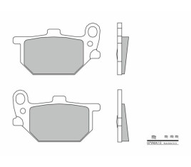 Plaquettes de frein BREMBO route carbone céramique - 07YA0413 - 1036197