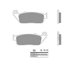 Plaquettes de frein BREMBO Scooter métal fritté - 07096XS - 1035781