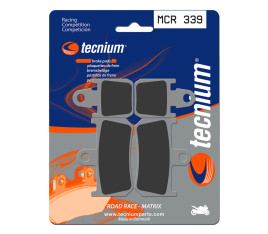 Plaquettes de frein TECNIUM Racing métal fritté carbone - MCR339 - 1022595