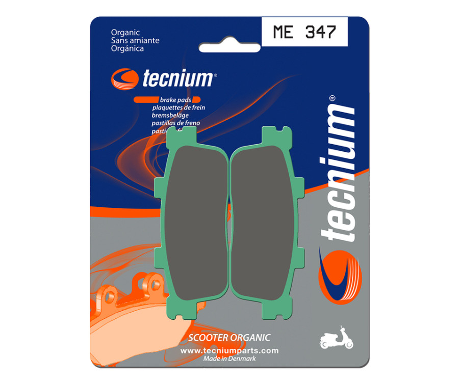 Plaquettes de frein TECNIUM Scooter organique - ME347