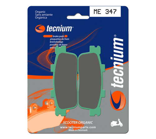 Plaquettes de frein TECNIUM Scooter organique - ME347 - 1022684