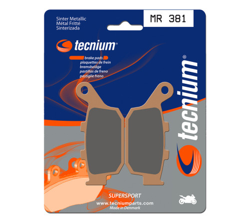 Plaquettes de frein TECNIUM Performance métal fritté - MR 381 - 1023032