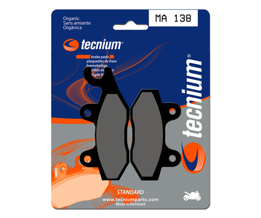 Plaquettes de frein TECNIUM route organique - MA138