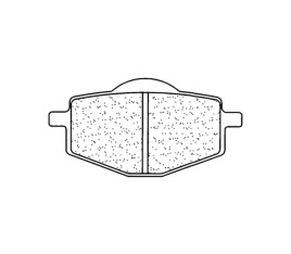 Plaquettes de frein CL BRAKES route métal fritté - 2284S4 - 1034831