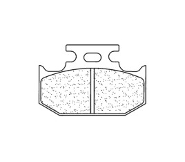 Plaquettes de frein CL BRAKES Route métal fritté - 2299RX3 - 1034850