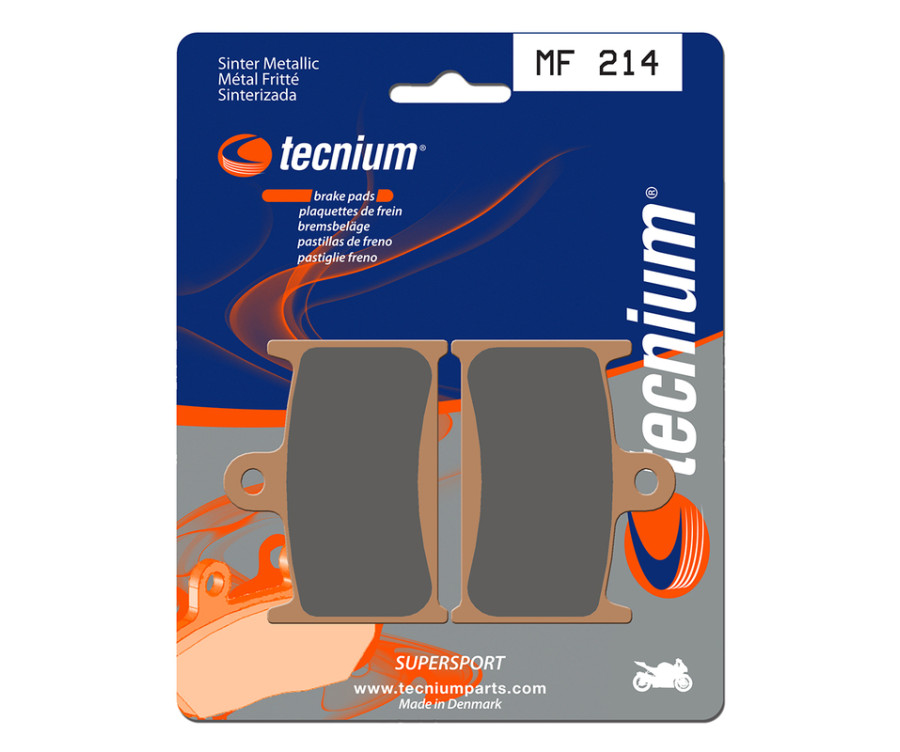 Plaquettes de frein TECNIUM Performance métal fritté - MF214