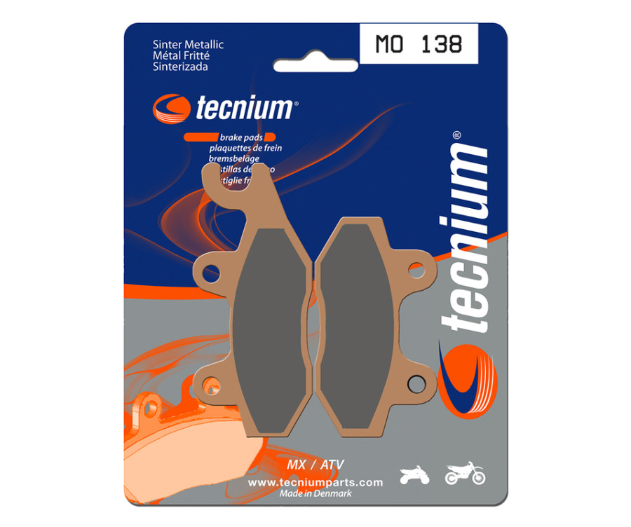 Plaquettes de frein TECNIUM MX/Quad métal fritté - MO138