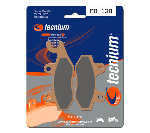 Plaquettes de frein TECNIUM MX/Quad métal fritté - MO138 - 1022845