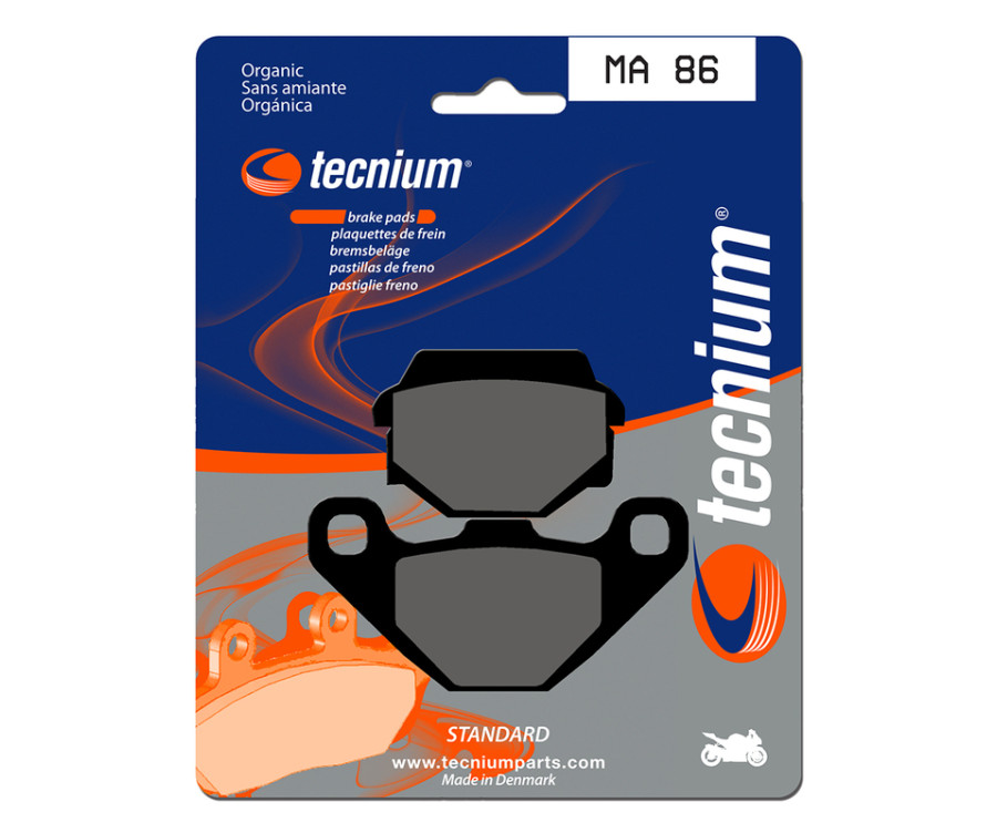 Plaquettes de frein TECNIUM route organique - MA86