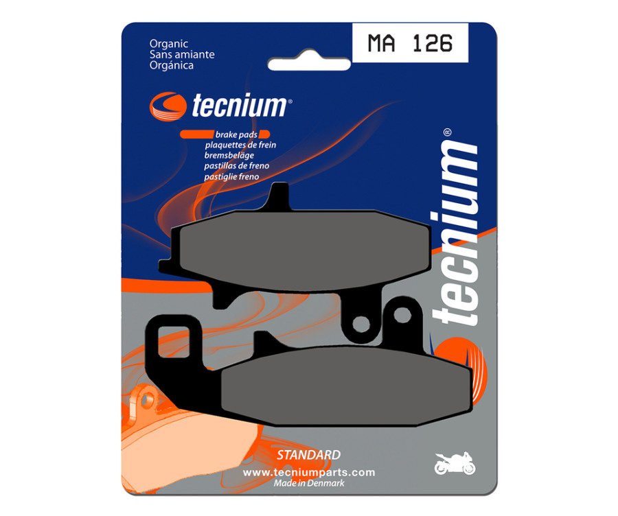 Plaquettes de frein TECNIUM route organique - MA126