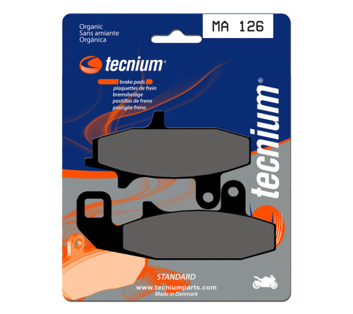 Plaquettes de frein TECNIUM route organique - MA126 - 1022347