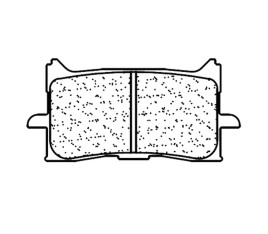 Plaquettes de frein CL BRAKES route métal fritté - 1245XBK5