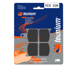 Plaquettes de frein TECNIUM Racing métal fritté carbone - MCR338 - 1022594