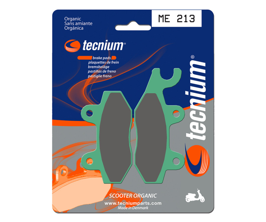 Plaquettes de frein TECNIUM Scooter organique - ME213