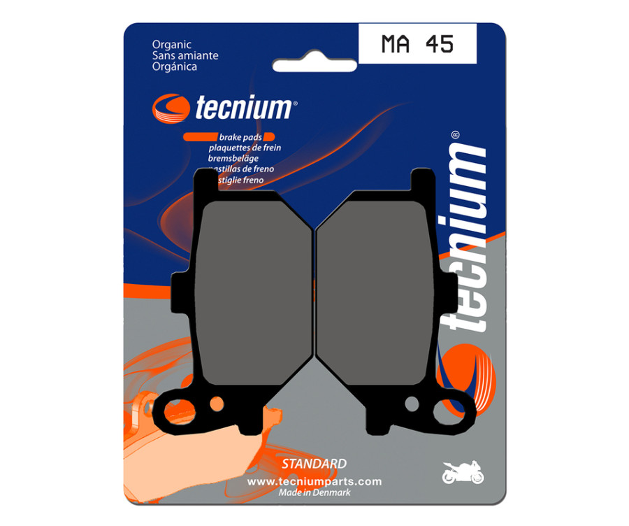 Plaquettes de frein TECNIUM route organique - MA45