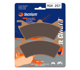 Plaquettes de frein TECNIUM MX/Quad métal fritté - MOA257 - 1022932