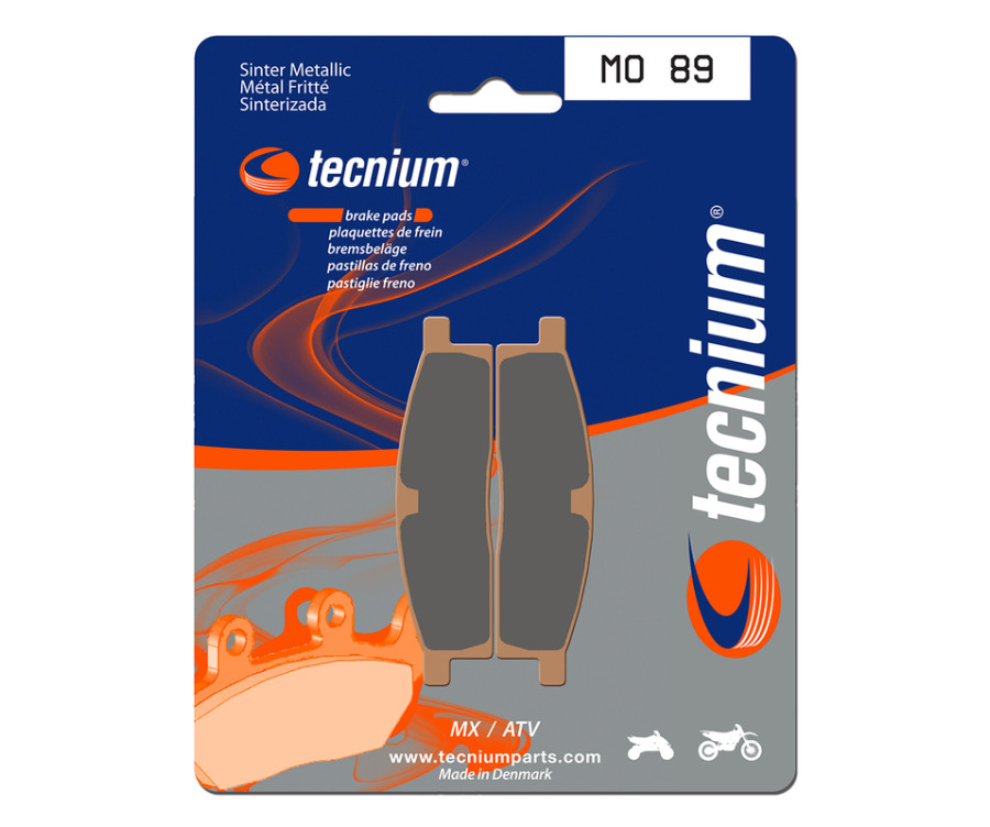 Plaquettes de frein TECNIUM MX/Quad métal fritté - MO89