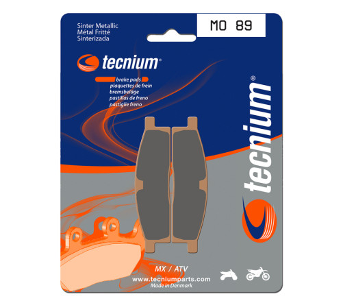 Plaquettes de frein TECNIUM MX/Quad métal fritté - MO89 - 1022923