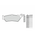 Plaquettes de frein BREMBO route métal fritté - 07BB03SA