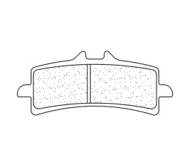 Plaquettes de frein CL BRAKES route métal fritté - 1185A3+ - 1034745