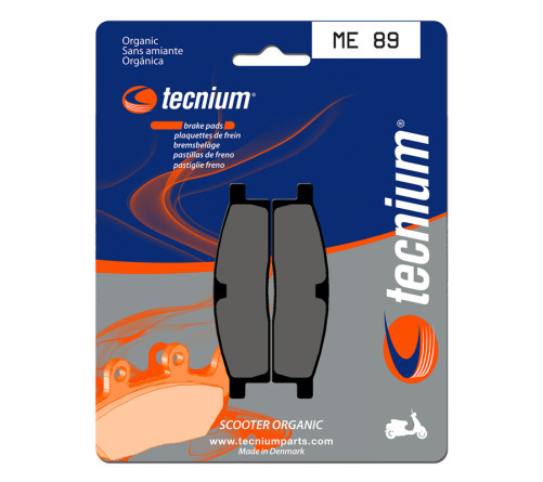 Plaquettes de frein TECNIUM Scooter organique - ME89 - 1022714