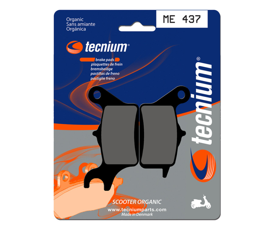 Plaquettes de frein droite TECNIUM organique - ME437