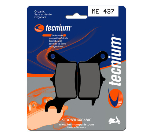 Plaquettes de frein droite TECNIUM organique - ME437 - 1090541