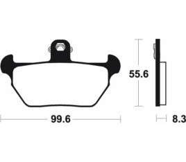 Plaquettes de frein TECNIUM Performance métal fritté - MF144