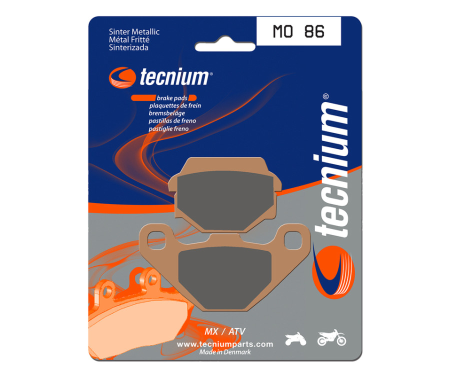 Plaquettes de frein TECNIUM MX/Quad métal fritté - MO86