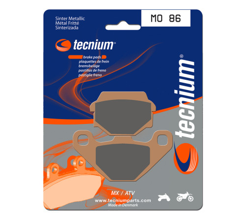 Plaquettes de frein TECNIUM MX/Quad métal fritté - MO86 - 1022922