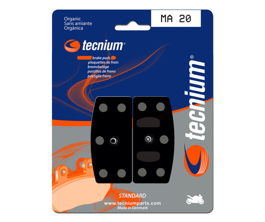 Plaquettes de frein TECNIUM route organique - MA20